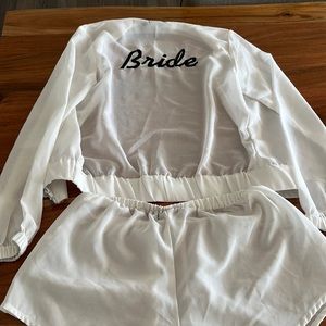 Bride coverup set